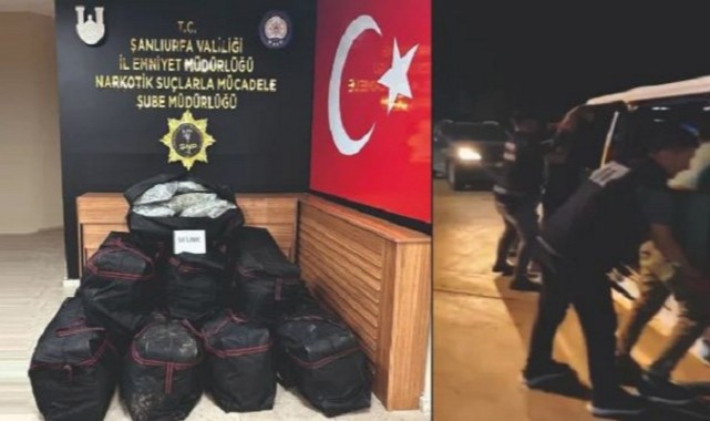 Şanlıurfa Emniyeti Kilolarca Yakaladı