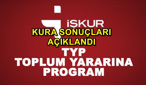 Şanlıurfa İşkur TYP Kura Sonuçları Açıklandı Bozova;