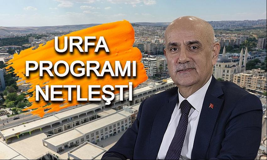 Tarım Bakanı Kirişçi Şanlıurfa Programı