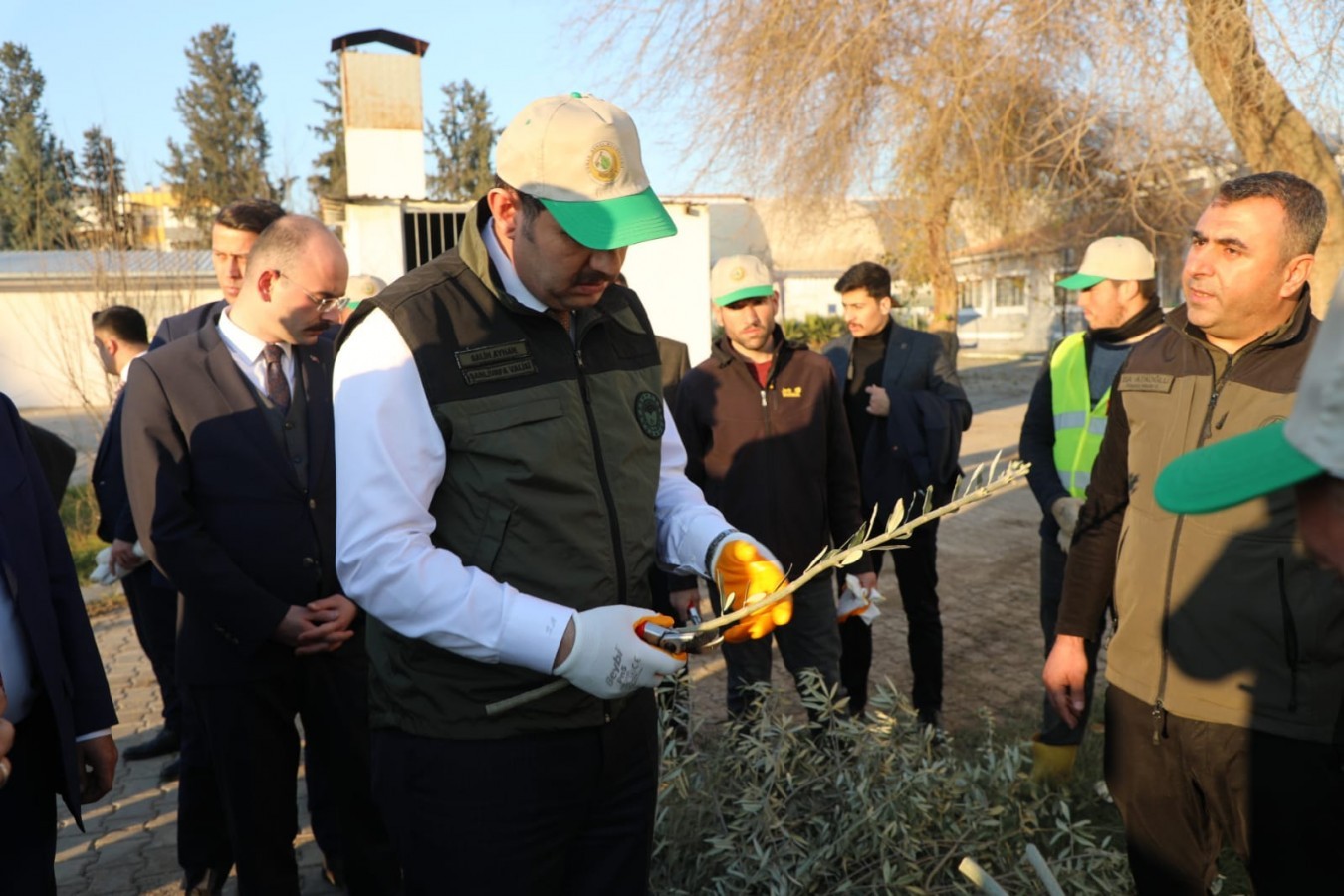 Şanlıurfa Valisi Ayhan Birecik Orman Fidanlığını Ziyaret Etti;