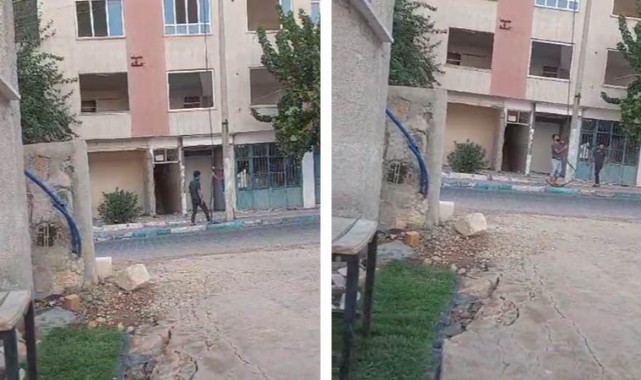 Urfa'da Depremde Hasar Gören Bİnalarda Hırsızlık;