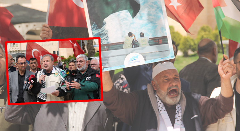 Şanlıurfa'da İsrail'in Mescid-i Aksa yönelik saldırılarına protesto