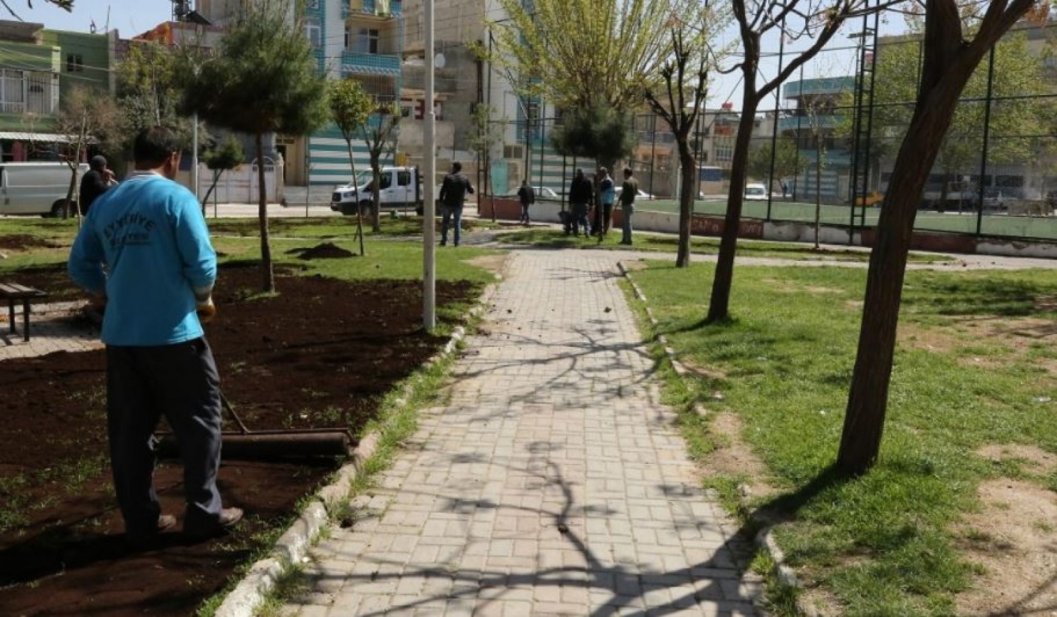 Yeşil Eyyübiye Sloganıyla Parklar Bahara Hazırlanıyor;