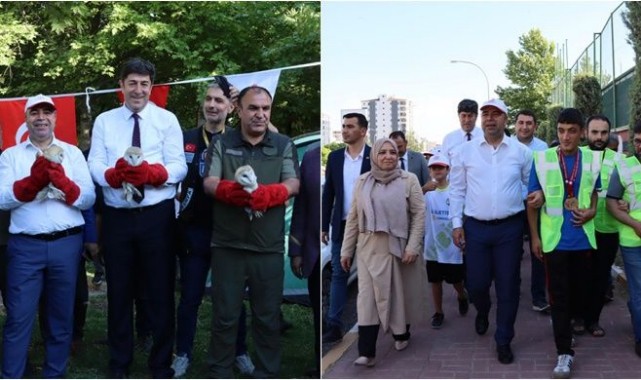 Karaköprü'deki Çevre Şenliğinde Başkan Çiftçi Ben Çevre Gönüllüsüyüm..