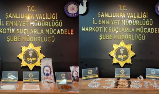 Şanlıurfa’daki Operasyonda Uyuşturucu Yakalandı 6 kişi gözaltında;