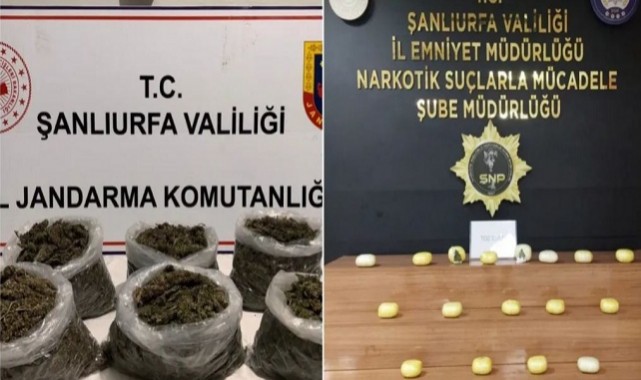Urfa'da 15 Farklı Adrese Eş Zamanlı Uyuşturucu  Operasyonu