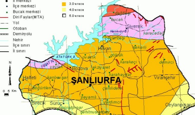 Deprem Uzmanından Şanlıurfa Açıklaması Deprem Risk Haritasında Urfa'nın Durumu;