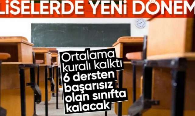 Liselerde Yeni Dönem Bakan Tekin Duyurdu Sınıf Tekrarı Geri Geldi;