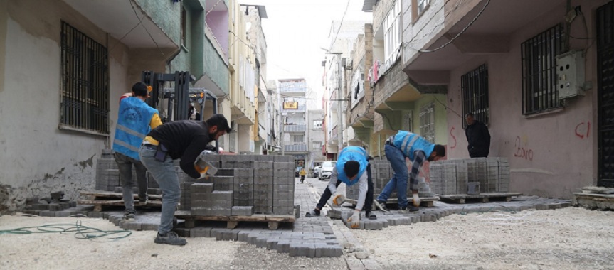 Eyyübiye'de Doğalgaz Ulaştırılan Mahalleler Yenileniyor;