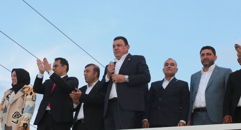 MHP Şanlıurfa'da Binlerce Kişilik Miting Yaptı;