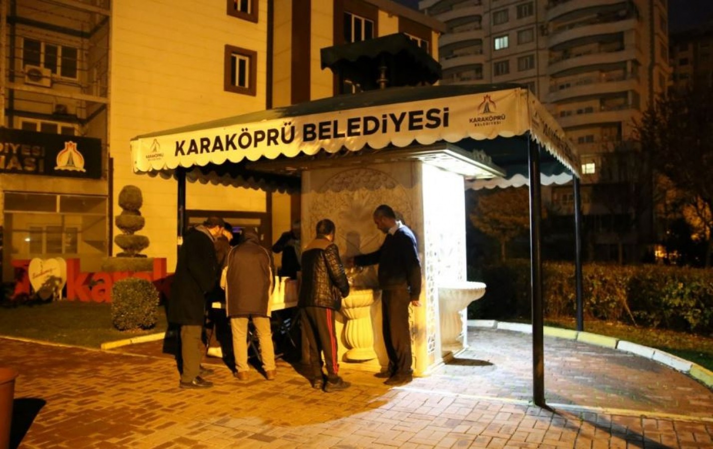 Karaköprü Belediyesinden Çorba ikramı;