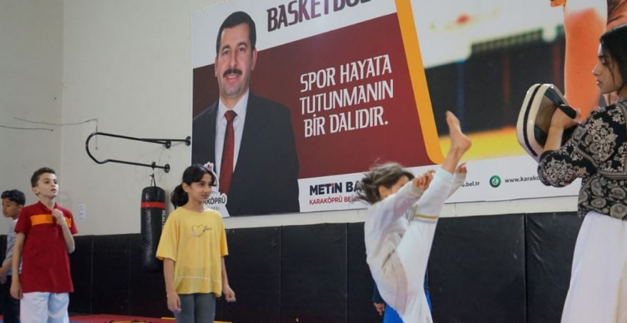 Karaköprü'de Çocuklar Sporla Gelişiyor;