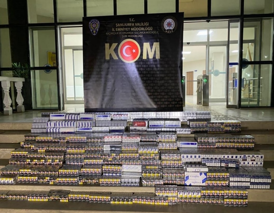Şanlıurfa Emniyetinden Kaçak Sigara Operasyonu