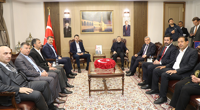 Çevre Bakanı ve Maliye Bakanı Şanlıurfa'da;