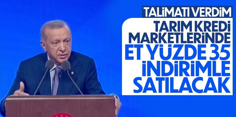 Cumhurbaşkanı Erdoğan'dan gıda fiyatlarında indirim müjdesi