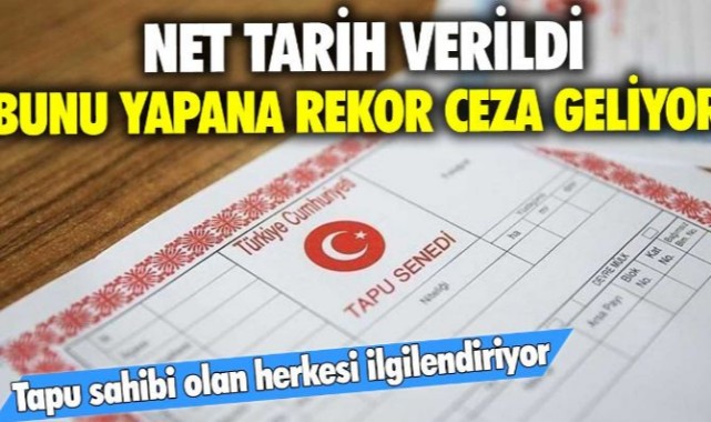 Emlak Sektöründe Yeni Dönem Tarih Verildi, Sahte İlan Veren Tapu Sahiplerine Rekor Cezalar Verilecek;