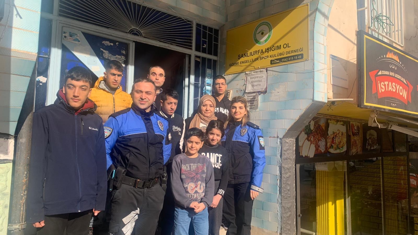 Şanlıurfa Emniyetinden Işığım Ol Görme Engellileri Derneğine Anlamlı Ziyaret;