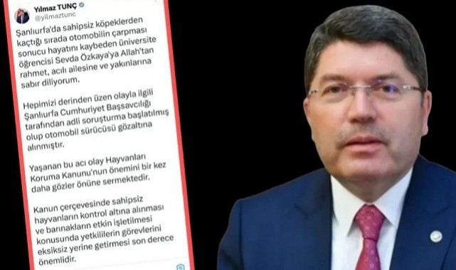 Adalet Bakanı Yılmaz Tunç’tan Şanlıurfa’daki Acı Olayla İlgili Açıklama