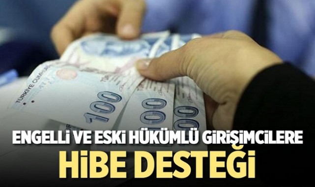 İş Kurmak İsteyen Eski Hükümlü ve Engellilere Hibe Desteği Başvuruları Başladı;