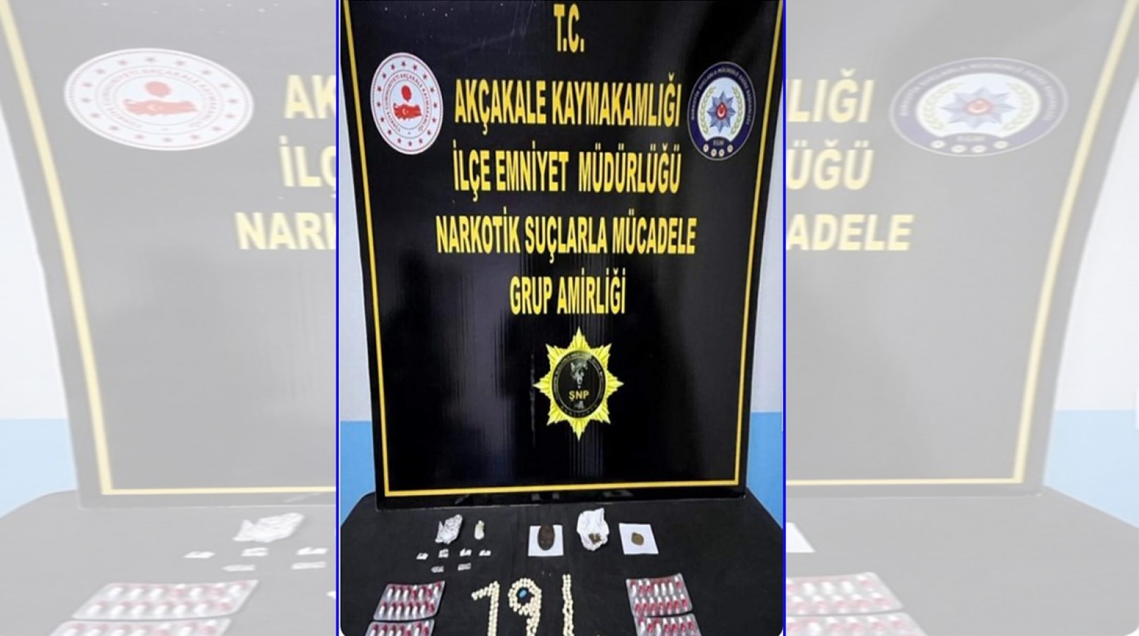 Akçakale'de Narkotik Uygulaması..;