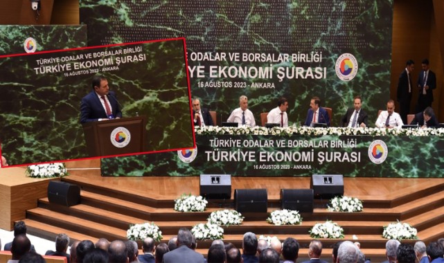 Şanlıurfa'nın Uçak Sorununu Başkan Yetim TOBB Ekonomi Şurasında Gündeme Getirdi