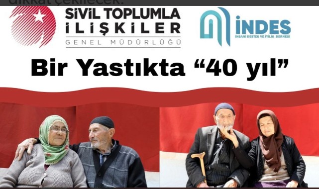 İndes, 40 Yıllık evliliklerin sırrı gençlere aktarılıyor.