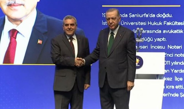 Cumhurbaşkanı Erdoğan Şanlıurfa Adayını Açıkladı, Adayımız  Zeynel Abidin Beyazgül;