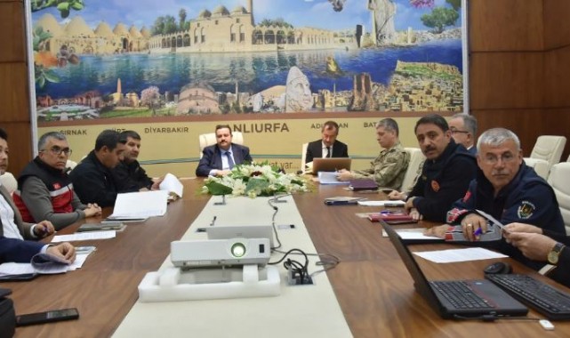 Şanlıurfa'nın Ormanları Yanmasın diye Yangın Koordinasyon Toplantısı Yapıldı