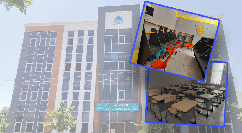 Eyyübiye'de Süleymanşah Gençlik Merkezi Açılışa Hazırlanıyor;