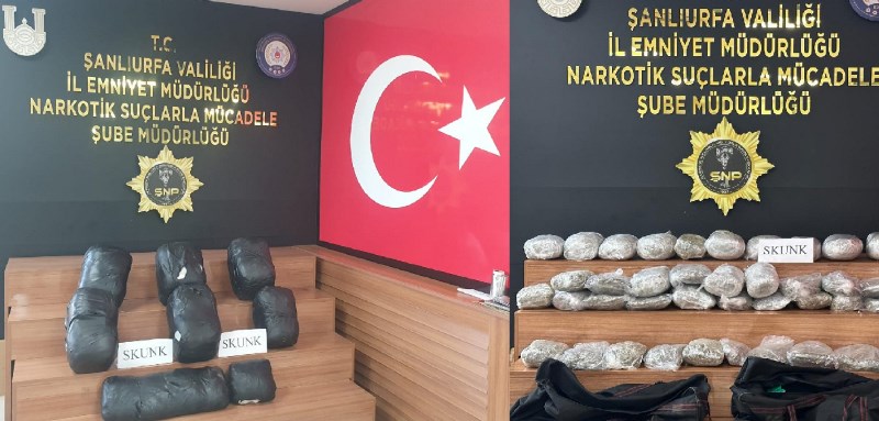 Urfa'da Kilolarca Yakalandı 4 Kişi Gözaltında;