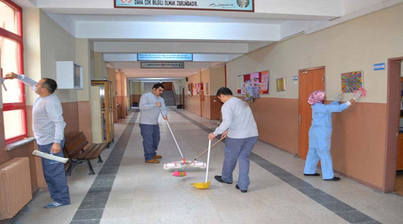 Urfa'da Okullara Temizlik ve Güvenlik Personeli Alınacak;