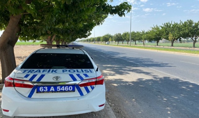 Urfa'da Radarla Hız Denetimleri Devam Ediyor