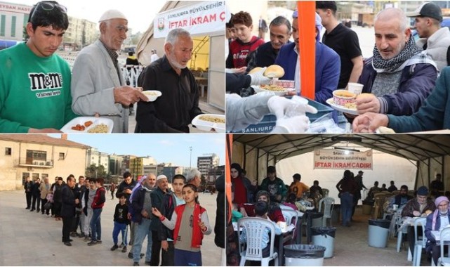 Urfa Büyükşehir Belediyesi, Her Gün Binlerce Vatandaşı İftar Sofralarında Buluşturuyor