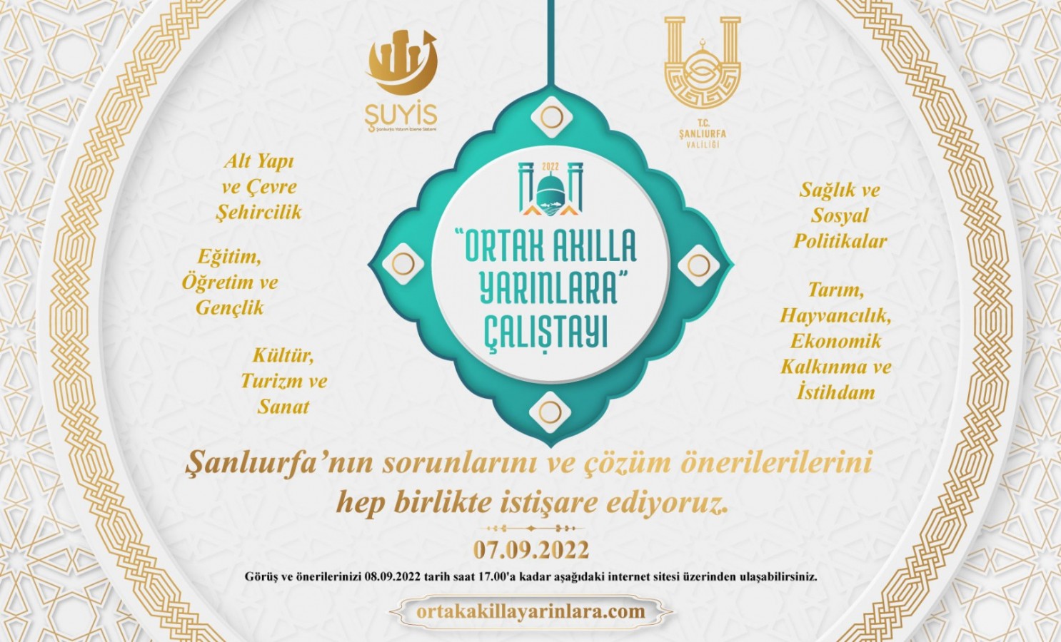 Urfa Valiliğinden Vatandaşlara Ortak Akıl Çağrısı