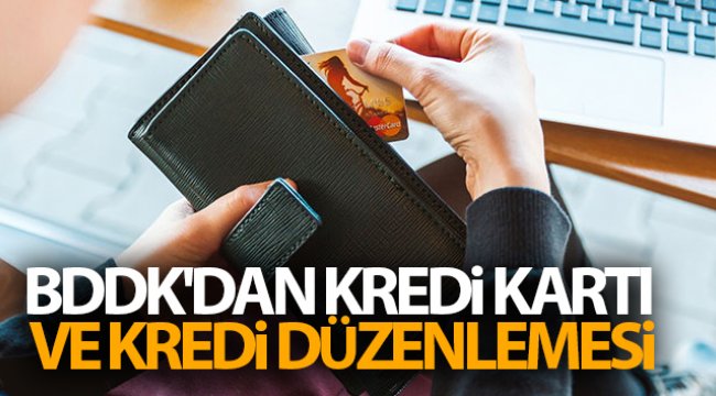 BDDK'dan kredi kartı ve kredi düzenlemesi