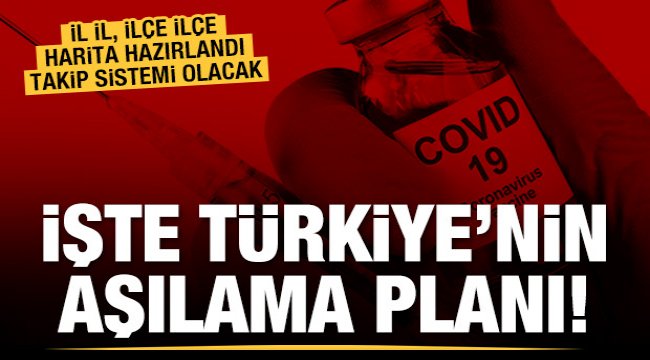 İşte Türkiye'nin aşılama planı