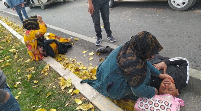 Şanlıurfa&#39;da kaza üstüne kaza: Yaralı var;