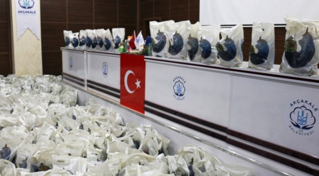 Üsküdar'dan Akçakaleli çocuklara hediye geldi;