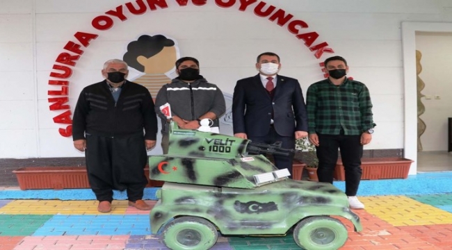 'Velid 1000' isimli silahlı insansız kara aracı müzede sergilenecek;
