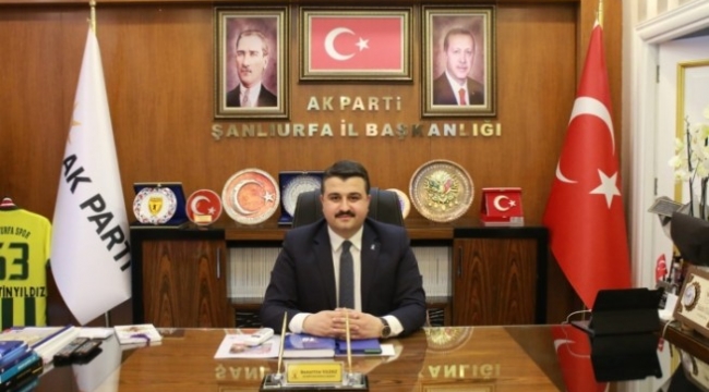 AK Parti Şanlıurfa İl Başkanı'ndan flaş adaylık açıklaması!;