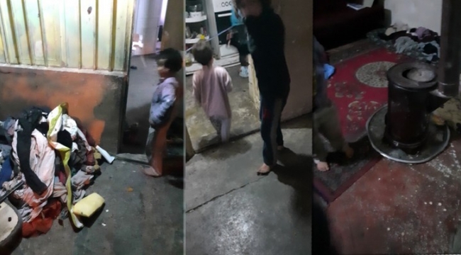 Anneleri tarafından terk edilen 8 çocuğa yardım eli uzatıldı;