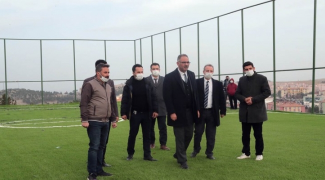 Eyyübiye'de spor kompleksinin yapım çalışmaları sürüyor;