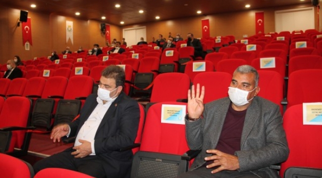 Haliliye'de komisyona havale edilen konular görüşüldü;
