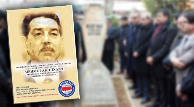 Mehmet Akif İnan, memleketi Urfa&#39;da anılacak!;