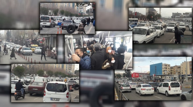 Şanlıurfa'da kısıtlama öncesi yoğunluk arttı;