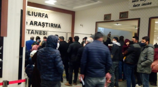Şanlıurfa'daki hastanede yoğunluk yaşandı;