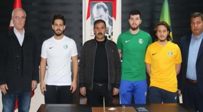 Şanlıurfaspor 3 futbolcuyu renklerine bağladı;