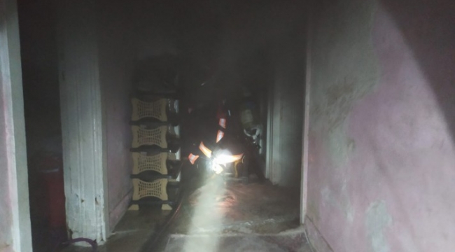 Urfa'da elektrik kontağından çıkan yangın korkuttu;