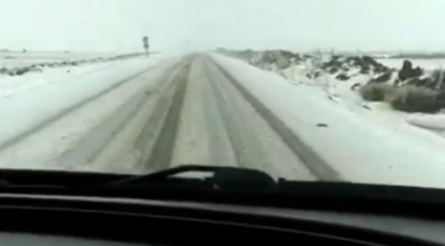 Urfa&#39;da Karacadağ beyaza büründü;