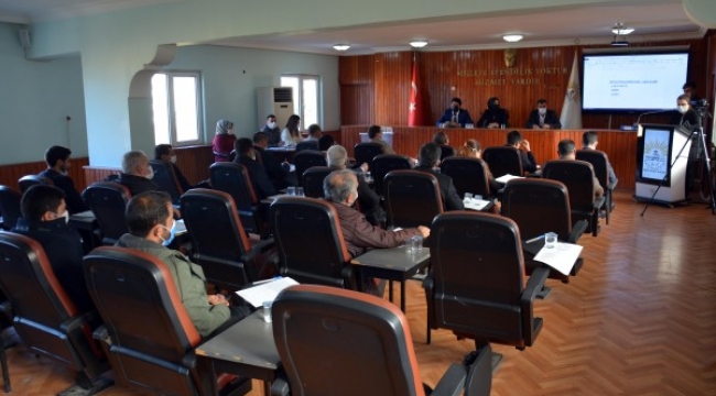 Urfa&#39;nın ilçesinde yeni yılın ilk meclis toplantısı yapıldı;